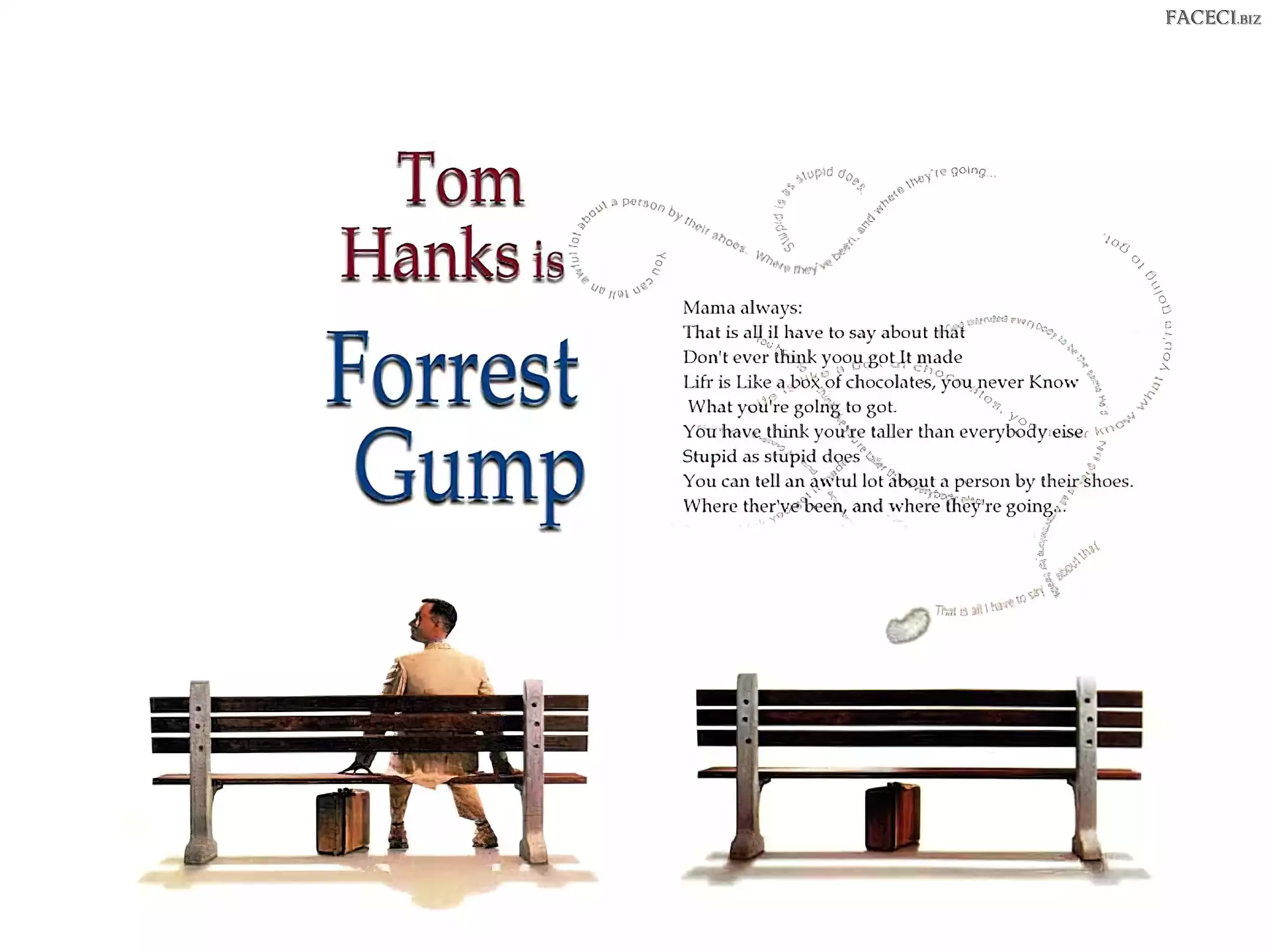 napisy, Forrest Gump, Tom Hanks